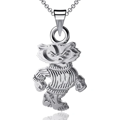 Dayna Designs Wisconsin Badgers Small Pendant Necklace                                                                          