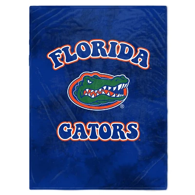 Florida Gators 60'' x 70'' Bubble Tie-Dye Flannel Sherpa Blanket                                                                