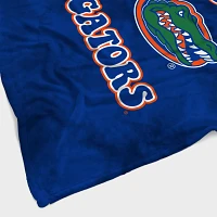 Florida Gators 60'' x 70'' Bubble Tie-Dye Flannel Sherpa Blanket                                                                