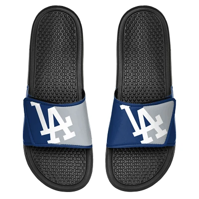 FOCO Los Angeles Dodgers Colorblock Big Logo Legacy Slide Sandals                                                               