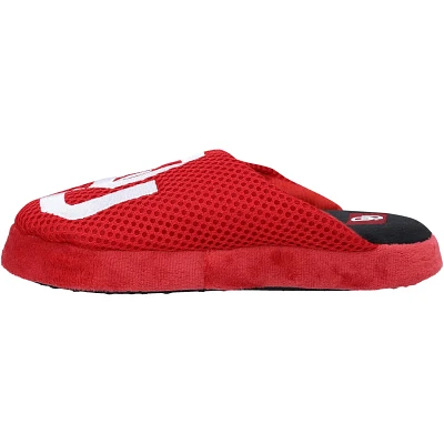 FOCO Oklahoma Sooners Big Logo Colorblock Mesh Slippers                                                                         