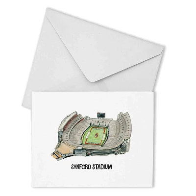 Georgia Bulldogs Valiant Stadium Boxed Note Card Set                                                                            