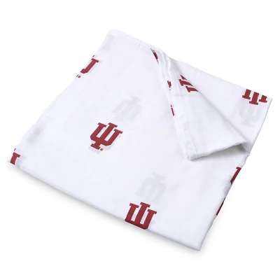 Infant Indiana Hoosiers 47'' x 47'' Muslin Swaddle Blanket                                                                      