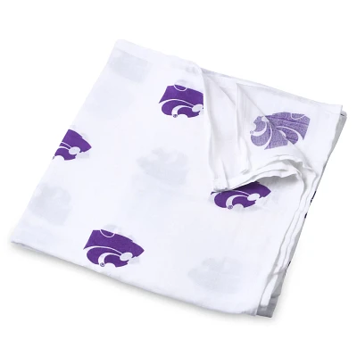 Infant Kansas State Wildcats 47'' x 47'' Muslin Swaddle Blanket                                                                 