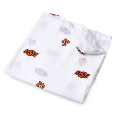 Infant Oklahoma State Cowboys 47'' x 47'' Muslin Swaddle Blanket                                                                