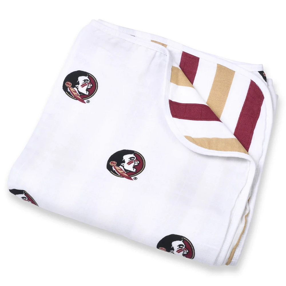 Infant Three Little Anchors Florida State Seminoles 47" x 47" Muslin 4-Layer Blanket                                            