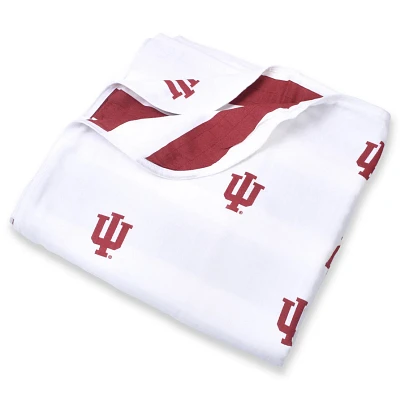 Infant Three Little Anchors Indiana Hoosiers 47" x 47" Muslin 4-Layer Blanket                                                   