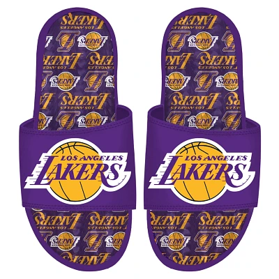 ISlide Los Angeles Lakers Team Pattern Gel Slide Sandals                                                                        