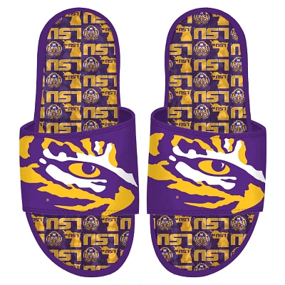 ISlide LSU Tigers Team Pattern Gel Slide Sandals                                                                                