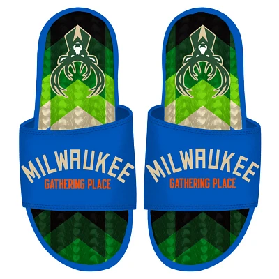 ISlide Milwaukee Bucks 2022/23 City Edition Gel Slide Sandals                                                                   