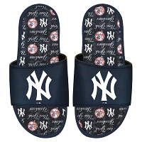 ISlide New York Yankees Team Pattern Gel Slide Sandals                                                                          