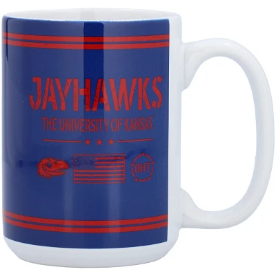 Kansas Jayhawks 15oz OHT Military Appreciation Mug                                                                              