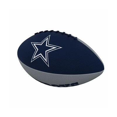 Logo Brands Dallas Cowboys Pinwheel Logo Junior-Size Rubber Football                                                            