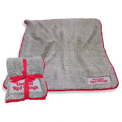 Logo Brands Detroit Red Wings Frosty Fleece Throw                                                                               