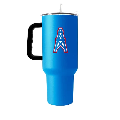 Logo Brands Houston Oilers 40 oz Flipside Powder Coat Tumbler                                                                   