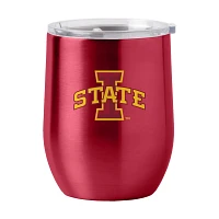 Logo Brands Iowa State University 16 oz Gameday Stainless Curved Beverage Tumbler                                               