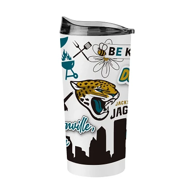 Logo Brands Jacksonville Jaguars 20 oz Native Tumbler                                                                           