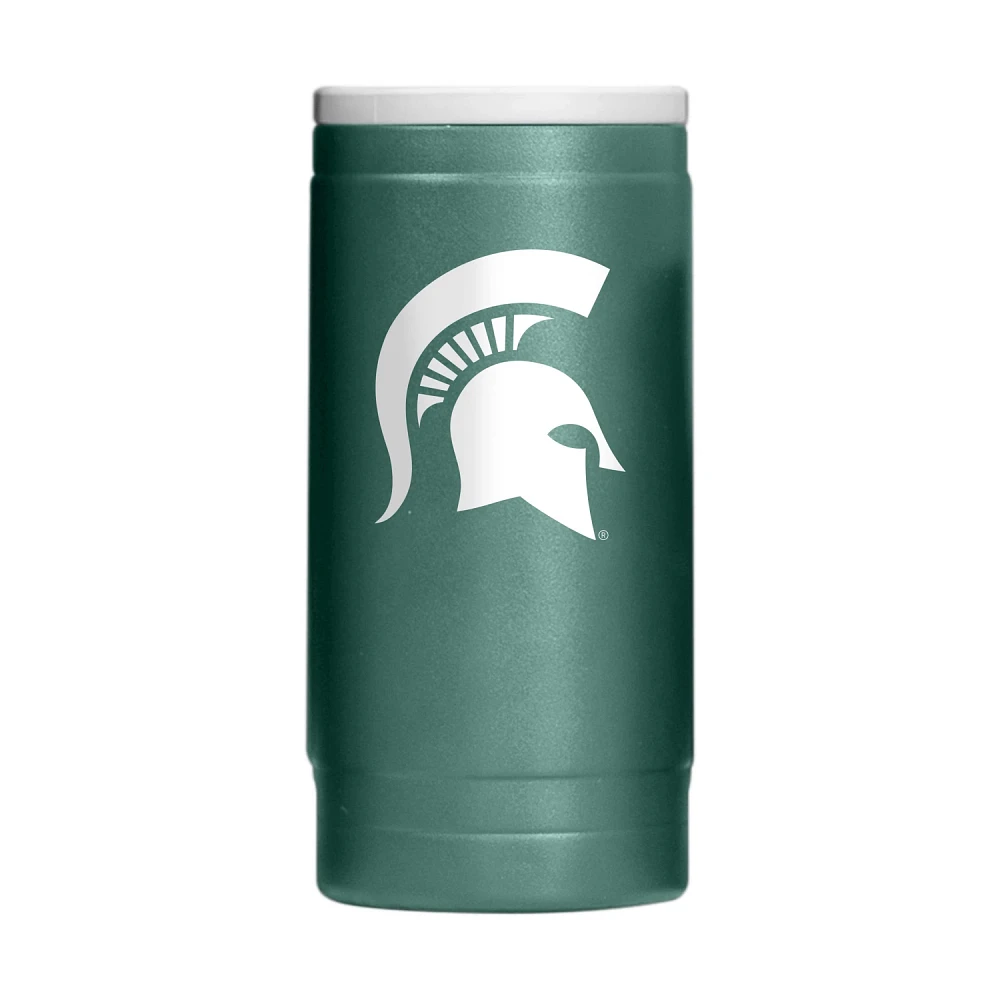 Logo Brands Michigan State University Flip Powder Slim Can Coolie                                                               