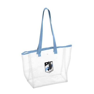 Logo Brands Minnesota United FC Stadium Clear Tote Bag                                                                          