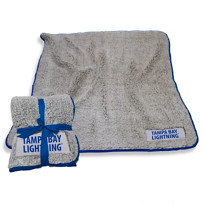 Logo Brands Tampa Bay Lightning Frosty Fleece Throw                                                                             