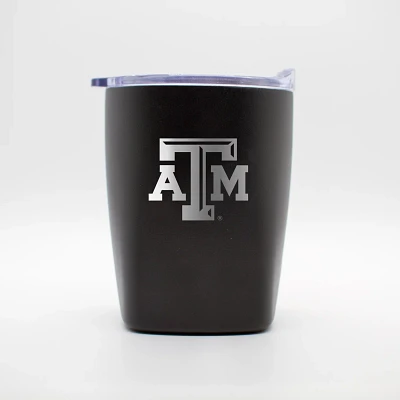 Logo Brands Texas A&M University 10 oz Etch Powder Coat Rocks Tumbler                                                           