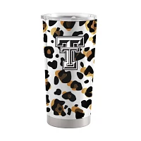 Logo Brands Texas Tech University 20 oz Neutral Leopard Stainless Steel Tumbler                                                 