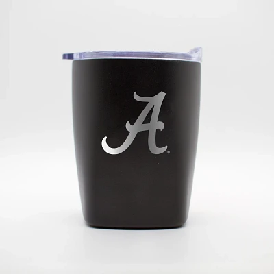 Logo Brands University of Alabama 10 oz Etch Powder Coat Rocks Tumbler                                                          