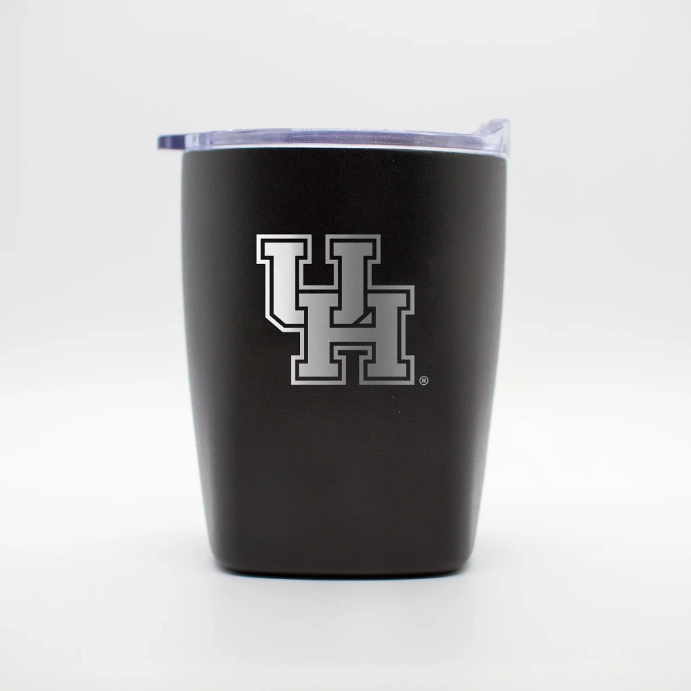 Logo Brands University of Houston 10 oz Etch Powder Coat Rocks Tumbler                                                          