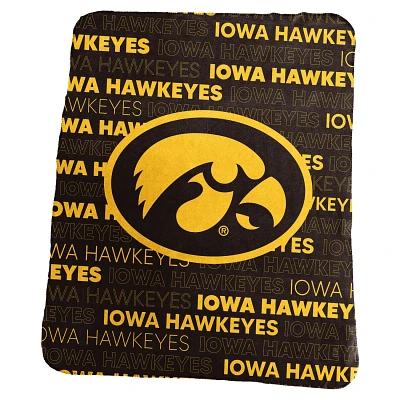 Logo Brands University of Iowa Classic Throw Blanket                                                                            