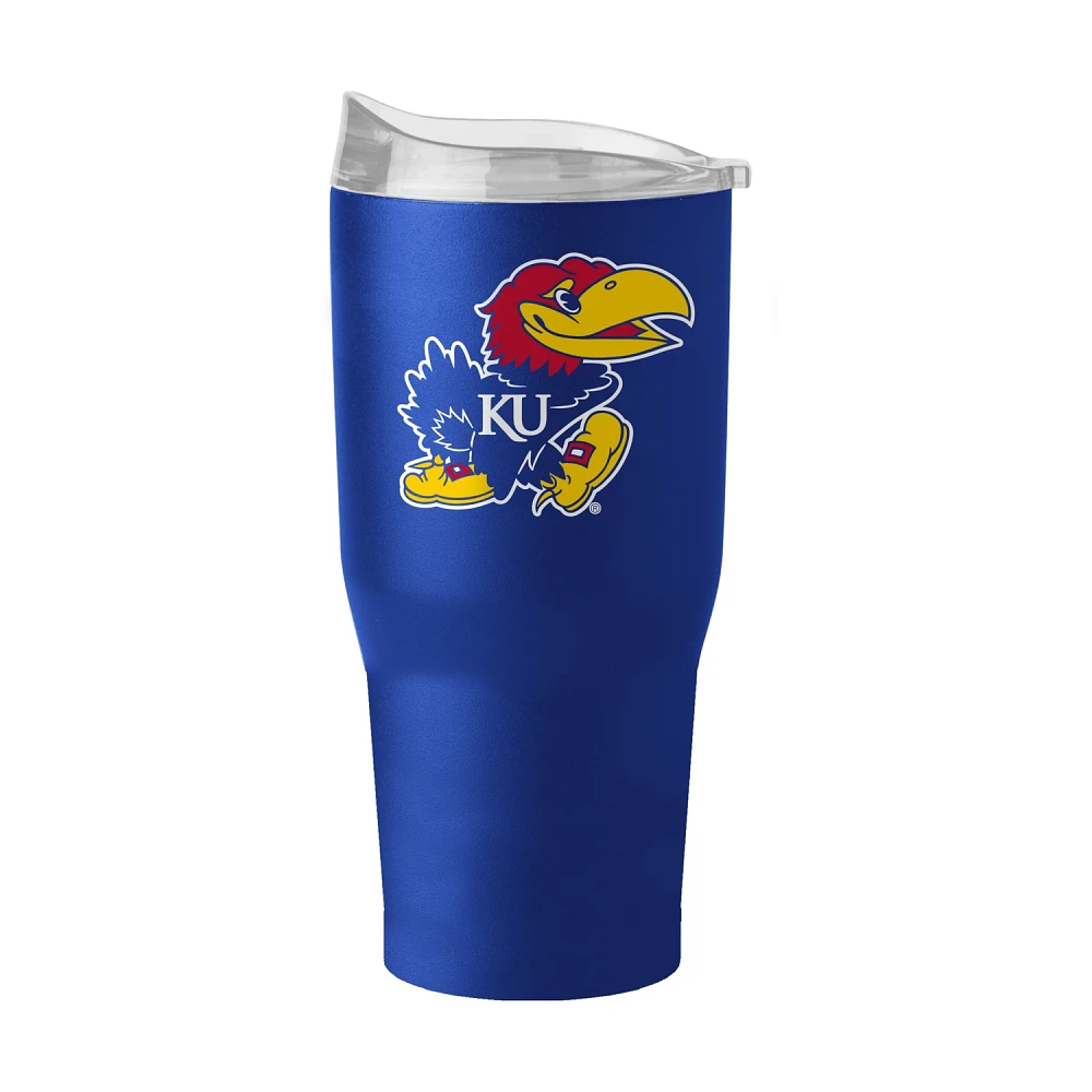 Logo Brands University of Kansas 30 oz Flipside Powder Coat Tumbler                                                             