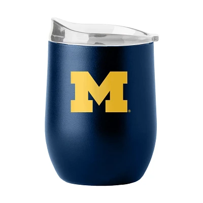 Logo Brands University of Michigan 16oz Flipside Powder Coat Tumbler                                                            