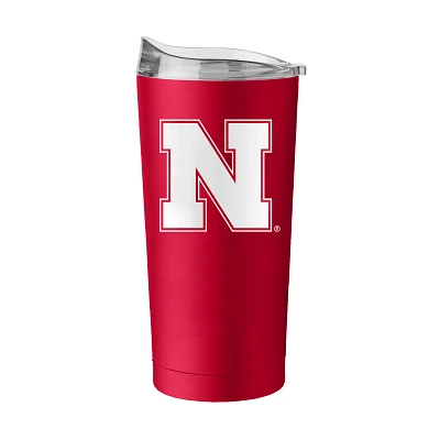 Logo Brands University of Nebraska 20 oz Flipside Powder Coat Tumbler                                                           