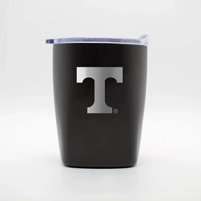 Logo Brands University of Tennessee 10 oz Etch Powder Coat Rocks Tumbler                                                        