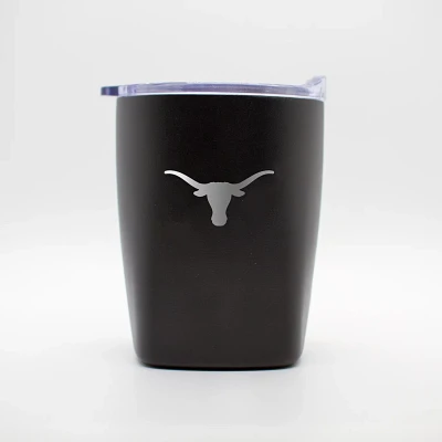 Logo Brands University of Texas 10 oz Etch Powder Coat Rocks Tumbler                                                            