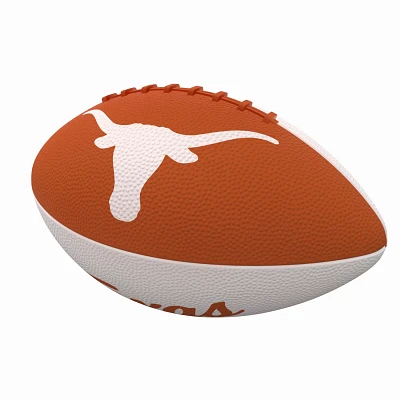 Logo Brands University of Texas Pinwheel Logo Junior Size Rubber Football                                                       