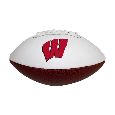 Logo Brands University of Wisconsin Autograph Football                                                                          