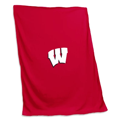 Logo Brands University of Wisconsin Sweatshirt Blanket                                                                          