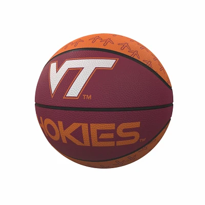 Logo Brands Virginia Tech Repeating Logo Mini Rubber Basketball                                                                 