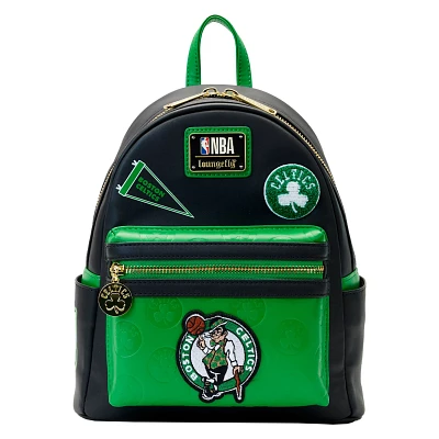 Loungefly Boston Celtics Patches Mini Backpack                                                                                  
