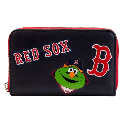 Loungefly Boston Sox Patches Zip-Around Wallet                                                                                  