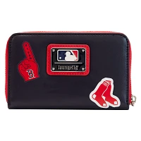Loungefly Boston Sox Patches Zip-Around Wallet                                                                                  