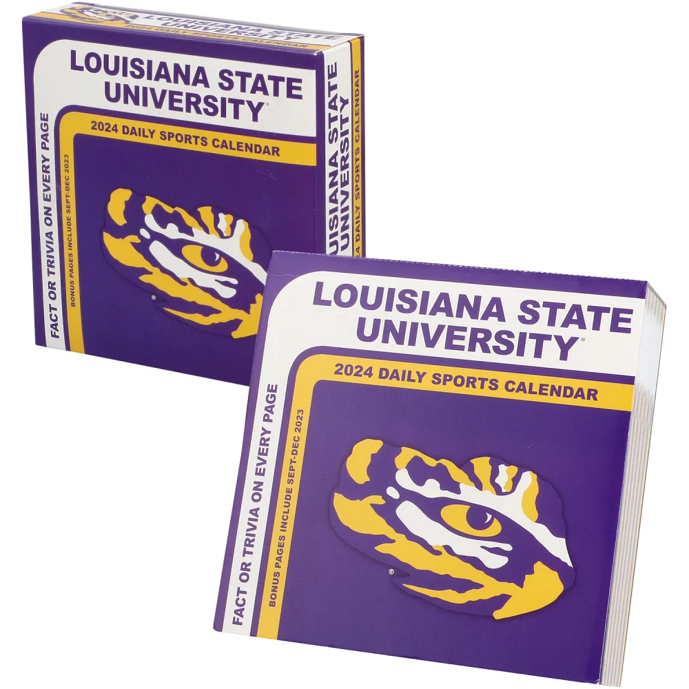 LSU Tigers 2024 Box Calendar                                                                                                    