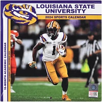 LSU Tigers 7'' x 7'' 2024 Mini Wall Calendar                                                                                    