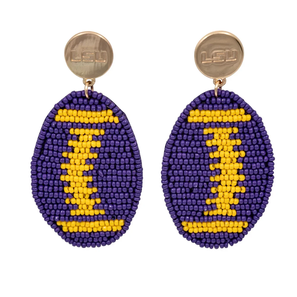 LSU Tigers Touchback Earrings                                                                                                   