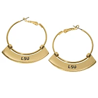 LSU Tigers Weller Hoop Earrings                                                                                                 