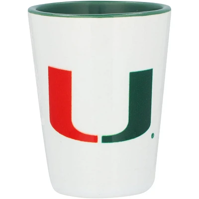 Miami Hurricanes 2oz Inner Color Ceramic Cup                                                                                    