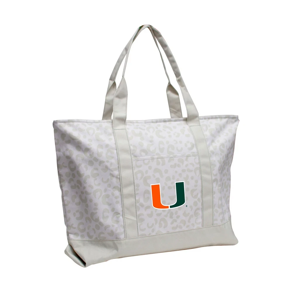 Miami Hurricanes Pattern Tote                                                                                                   