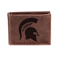 Michigan State Spartans Bifold Leather Wallet                                                                                   
