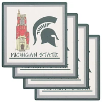 Michigan State Spartans Four-Pack Coaster Set                                                                                   