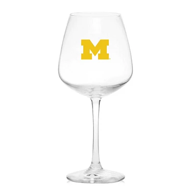 Michigan Wolverines 18oz Stemmed Wine Glass                                                                                     